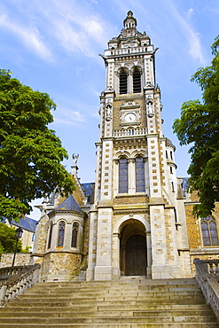 Low angle view of a church, Eglise St.-Benoit, Le Mans, France