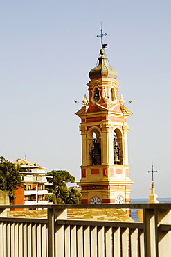 High section view of a church, Liguria, Italy