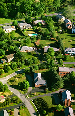 Aerial views of Montgomery county housing Develop., Maryland