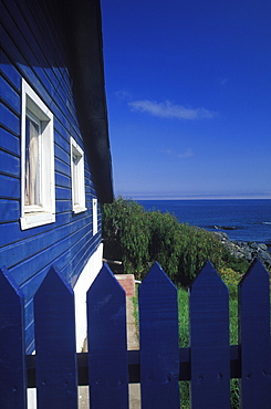 Beach hut on the beach