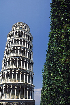 Low angle view of a tower, Leaning Tower Of Pisa, Pisa, Italy