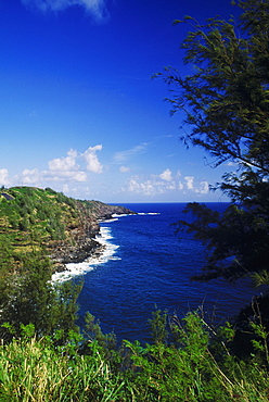 High angle view of the sea, Hawaii, USA