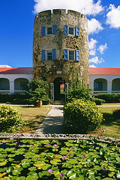 Low angle view of a castle, Bluebeard Castle, t. Thomas, U.S. Virgin Islands