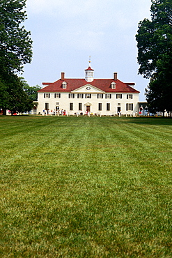 Facade of a house, Mount Vernon, Washington DC, USA