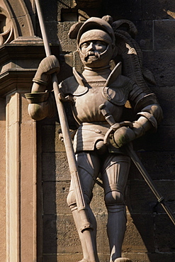 Sculpture of a Knight, Heidelberg Castle, Germany