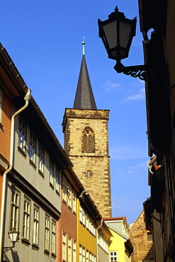 Low angle view of a tower, Erfurt, Germany