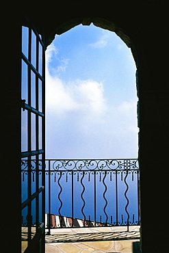 View from a doorway, Eze, France