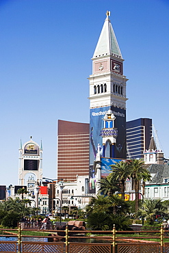 Low angle view of a tower, Las Vegas, Nevada, USA