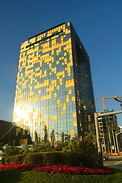 Low angle view of a skyscraper, Miami, Florida, USA