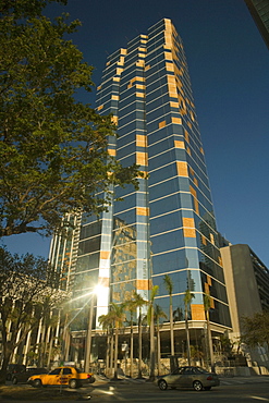 Low angle view of a skyscraper, Miami, Florida, USA