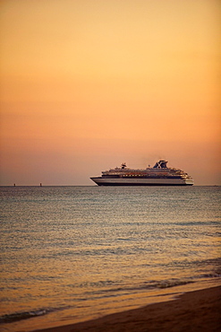 Cruise ship in the sea, Miami, Florida, USA