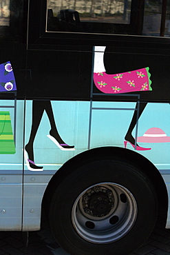 Close-up of a bus, Miami, Florida, USA