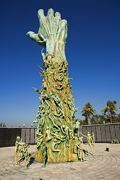 Low angle view of a sculpture, Miami, Florida, USA