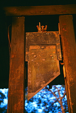 French guillotine, War Museum, Ho Chi Minh City (formerly Saigon) Vietnam