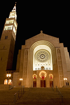 Facade of a church, Washington DC, USA