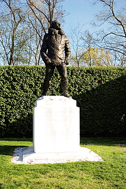 Statue of Admiral Richard Evelyn Byrd, Arlington National Cemetery, Arlington, Virginia, USA