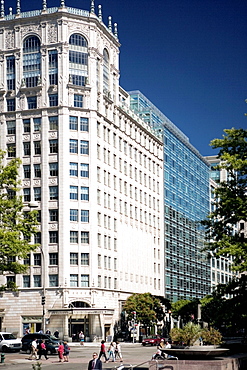 Low angle view of a building, Washington DC, USA