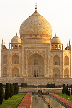 Facade of a monument, Taj Mahal, Agra, Uttar Pradesh, India