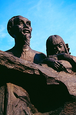 Ho Chi Minh statue, Ho Chi Minh City (formerly Saigon) Vietnam