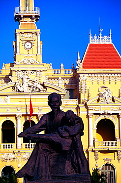 Ho Chi Minh statue, Ho Chi Minh City (formerly Saigon) Vietnam