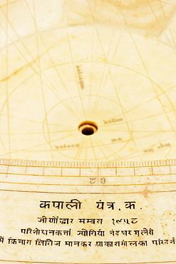 Close-up of a sun dial, Jantar Mantar, Jaipur, Rajasthan, India