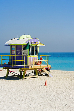 Lifeguard hut on the beach