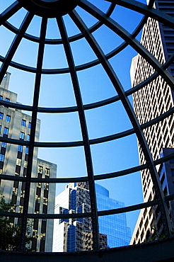 Low angle view of an atrium, Boston, Massachusetts, USA