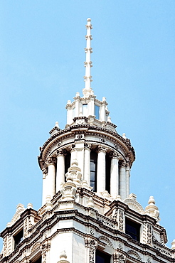 High section view of a building, Wrigley Building, Chicago, Illinois, USA