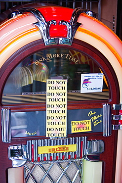 Close-up of a jukebox