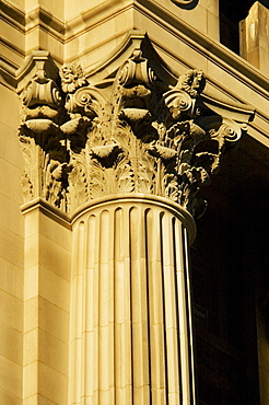 Close-up of a Corinthian column, Boston, Massachusetts, USA