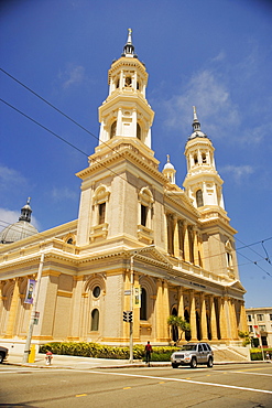 Low angle view of a church, St. Ignatius Church, San Francisco, California