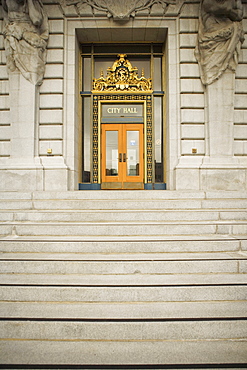 City Hall at the civic center, San Francisco, California, USA