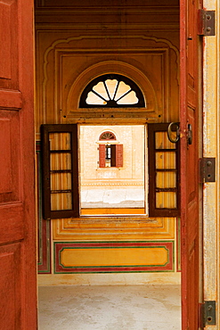 Interiors of a fort, Nahargarh Fort, Jaipur, Rajasthan, India