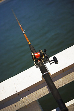 Close-up of a fishing pole