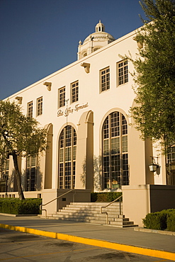 Facade of a post office, United States Post Office, Los Angeles, California, USA