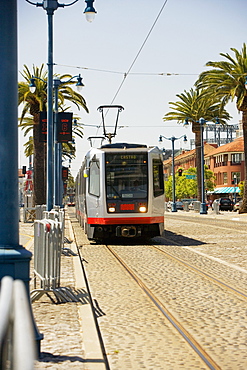 Cable car at San Francisco, California, USA