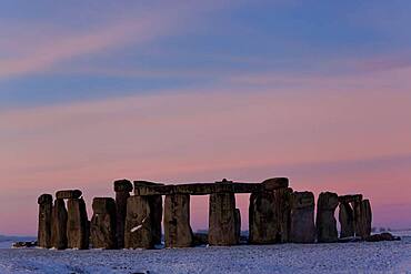 Winter at Stonehenge, Wiltshire, England, United Kingdom