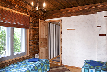 Beds in a Small Resort Bedroom, Estonia