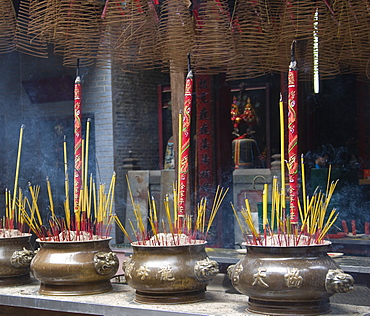 Incense burning in the Thien Hau Temple, Ho Chi Minh City, Vietnam