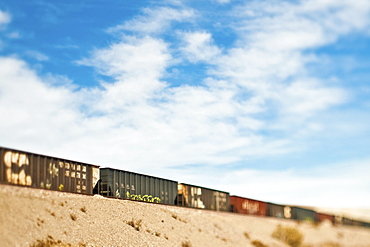 Railroad Cars, Mojave, California, United States of America