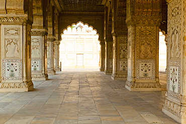 Arched Door in the Red Fort, New Delhi, Delhi, India