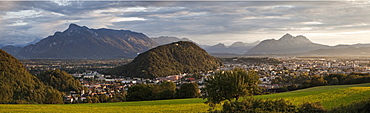 Salzburg, Austria, at Dusk, Salzburg, Austria, Europe