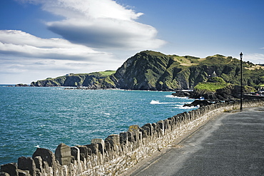 Roadway Along Coast, Devon, England, UK, Europe