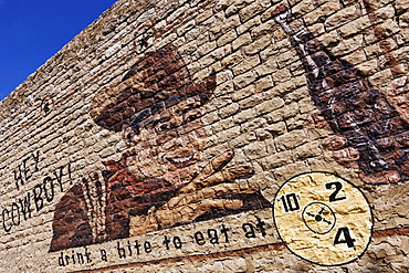 Soft Drink Mural, Dublin, Texas, USA