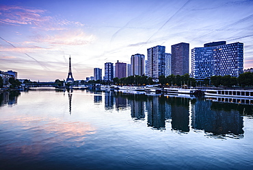 Eiffel Tower and Seine River, Paris, France, Paris, France