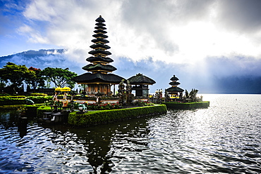 Pagoda floating on water, Baturiti, Bali, Indonesia, Baturiti, Bali, Republic of Indonesia