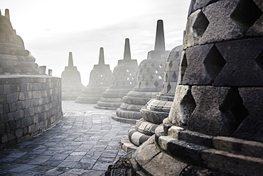 Monuments in Borobudur, Jawa Tengah, Indonesia, Borobudur, Jawa Tengah, Republic of Indonesia