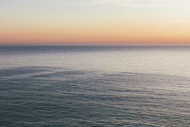 Seascape at dawn view over the ocean surface, Marin County, California, United States