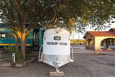 horse trailer Lamy, New Mexico