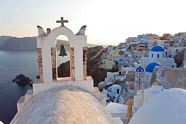 The village of Oia Santorini Cyclades islands, Greece